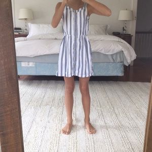 Blue and white stripped Abercrombie Kids dress!!